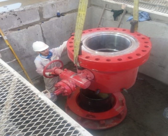 Anton successfully and firstly implemented YAMAMA formation wellhead service in Iraq