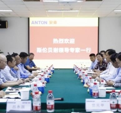 Cooperative meeting between Anton and Schlumberger was held successful in Beijing